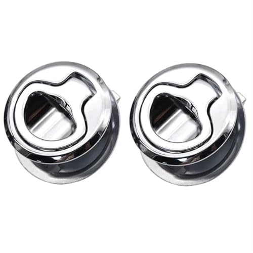 Boat Ship RV Flush Pull Locker Hatch Latch Lift Handle Boat Marine Latch Flush Pull Latches Cabinet 2/4Pcs(2PCS)
