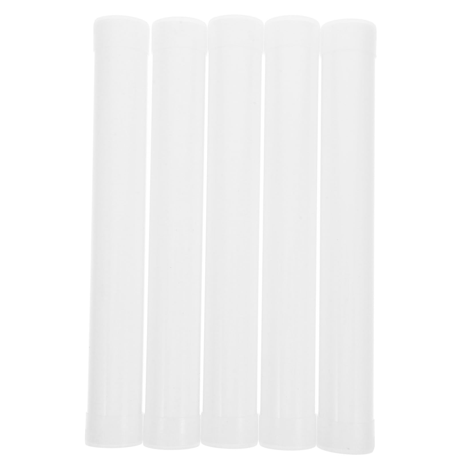 VILLCASE Art Portfolio Tube 5 Pack 31cm x 4cm Telescopic PVC Storage Case for Decorative Paintings