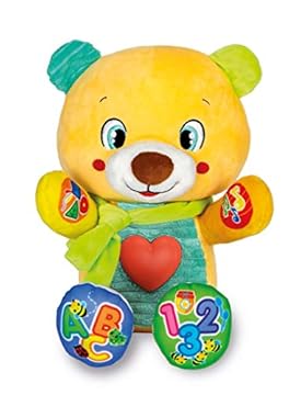 Clementoni Lele Coccole E Parole Orsetto Peluche Parlante Interattivo Gioco Educativo Prima Infanzia, 6 Mesi, 17398, Multicolore