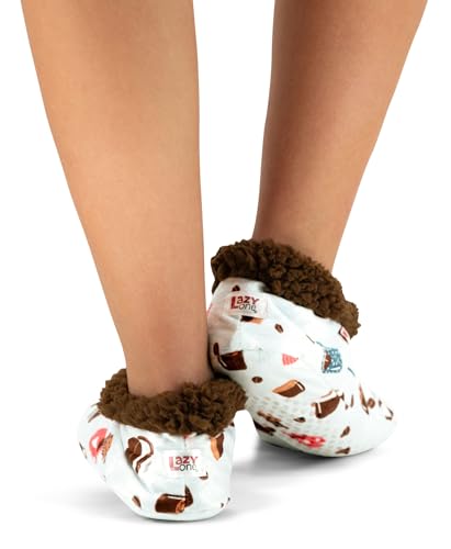 Image of Lazy One Fuzzy Feet Slippers for Women, Cute Fleece-Lined House Slippers, Cute Slipper Socks