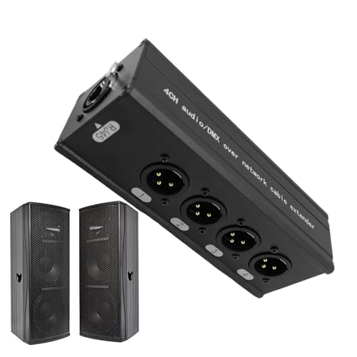 Convertisseur 4 canaux RJ45 pour projecteur portable et salle de réunion