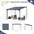 MEISSALIVVE 10' x 10' Wall Mounted Lean to Metal Gazebo with Sloped Roof - Black