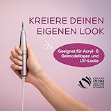 Beurer MP 200 StudioNails Pro Maniküre-/ Pediküre-Profistation 3-in-1, elektrischer Nagelfräser mit UV-/LED-Lampe & Staubabsauger, geeignet für Gel - und Acrylnägel, 26 000 U/min, 9 Aufsätze