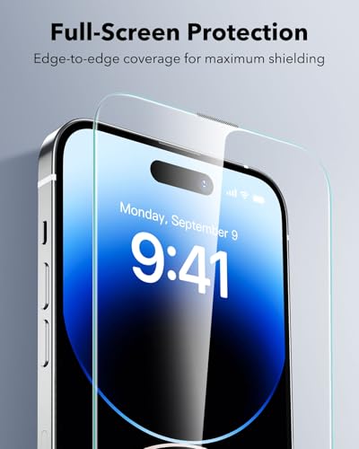 ESR 3 Stück für iPhone 14 Pro für Panzerglas, Classic – Ansicht 6