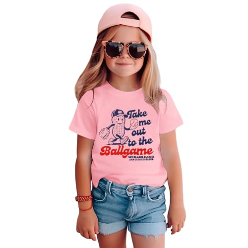 Baseball Shirt for Toddler Boy Girl Take Me Out to The Ball Game Funny Shirt Baseball Lover Outfit Kid Game Day Top