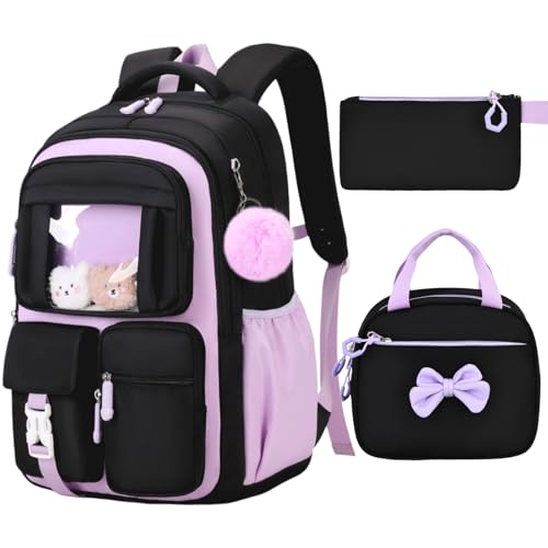Image of Girls Backpack Kids Backpack for Girls Kawaii Ita Kids School Bookbag for Teen Elementary Middle School
