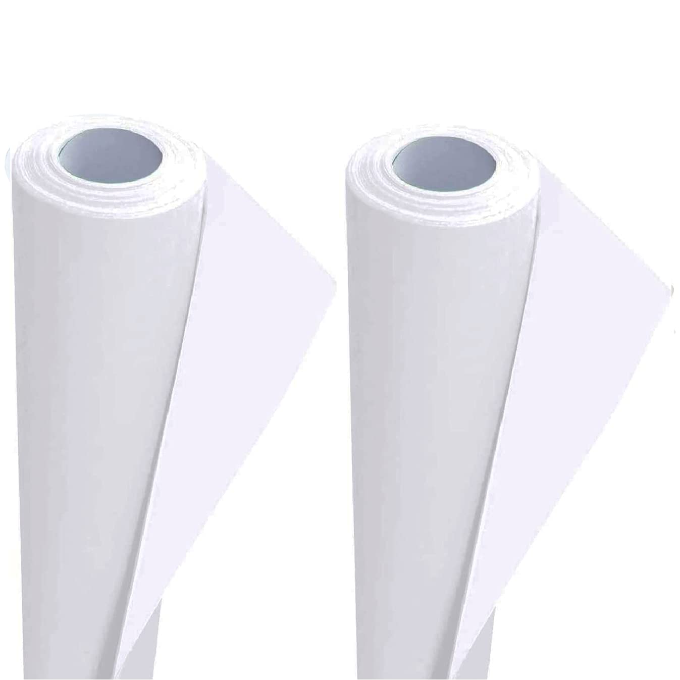 2 Rolls of Packing/Display Poster Paper Roll 3Ace Crafts โ 10 m x 76 cm Ideal for Wrapping Wrap Birthday Gifts Drawing Table Runner Covering Parcel Backing School Board โ White Colour โ image 1