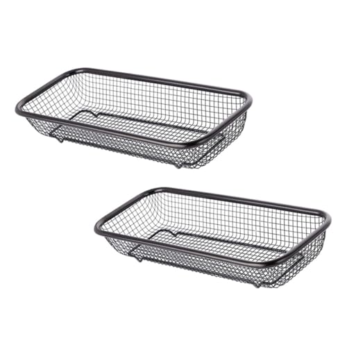 HYTROVE 2個 多機能ステンレス製カトラリー収納バスケット 家用便利な箸 スプーン整理トレイ 水切り 通気設計で卓上収納に