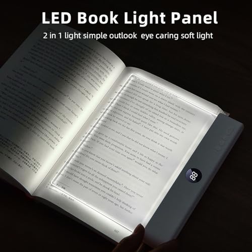 Luz LED para libros de lectura de página completa antirreflejos 3