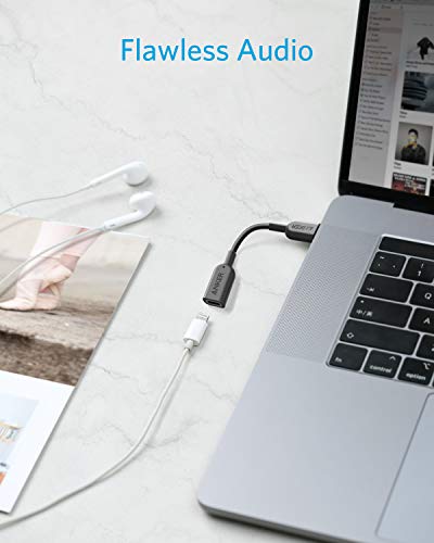 Image of Anker USB-C to Lightning Audio Adapter (Audio Only, Does Not Support Charging)(Black)