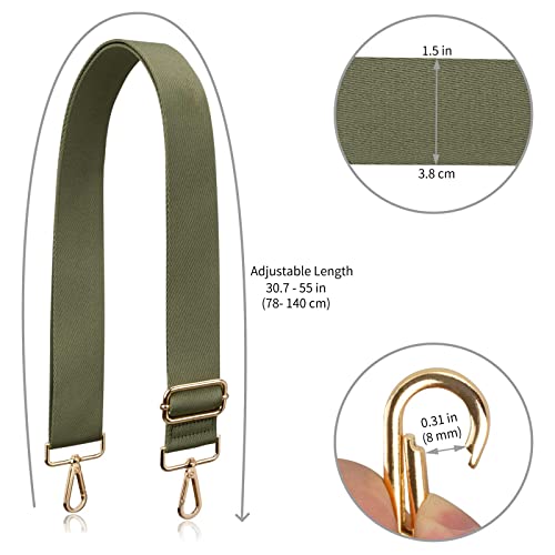 Image of Allzedream Thick Purse Strap Wide Adjustable Replacement Crossbody Bag Handbag