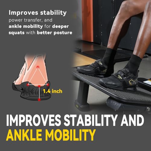 Image of Weightlifting Shoes, Powerlifting Shoes Gym Shoes for Crossfit Lifting Footwear, Weight Lifting Shoes for Heavy Lifting Deadlifting Weight Training, Squat Shoe for Men Women