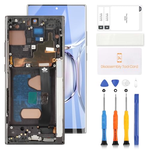 Contenuto della confezione: la confezione include: 1 schermo di ricambio compatibile per Samsung Galaxy Note 20 Ultra 4G/5G LCD + 1 kit di strumenti di riparazione. Lo strumento di installazione è universale e potrebbe non essere adatto per il telefono. Se questo strumento non è adatto per il tuo telefono, puoi acquistarlo separatamente