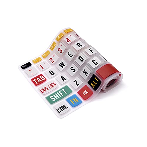 Protector de Teclado de Silicona para Lenovo Rainbow Font miniatura 7