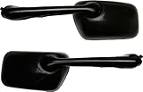 Emgo 20-69760 Black - Pair Right Side Replacement Mini-Mirror for Suzuki GSXR