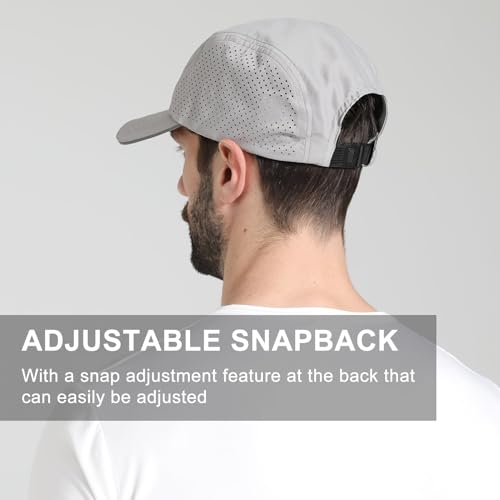 Image of Oversize XXL Mens Quick Dry Baseball Cap Cooling Breathable Mesh Sports Cap Lightweight Snapback Hat for Big Head