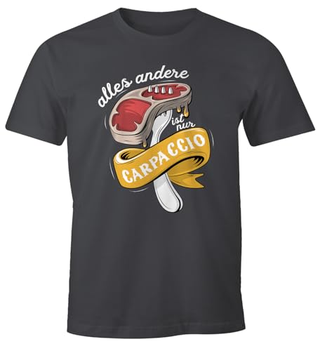 T-shirt barbecue homme humour gris XXXL ample et anti frottement pour grillades