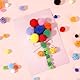 metagio Pompons zum Basteln,1000 Stück Mini Pom Poms,1-3cm Pom Poms für Handwerk Herstellung, Bunte Pompons für Ostern DIY Kreativen Handwerk Dekorationen