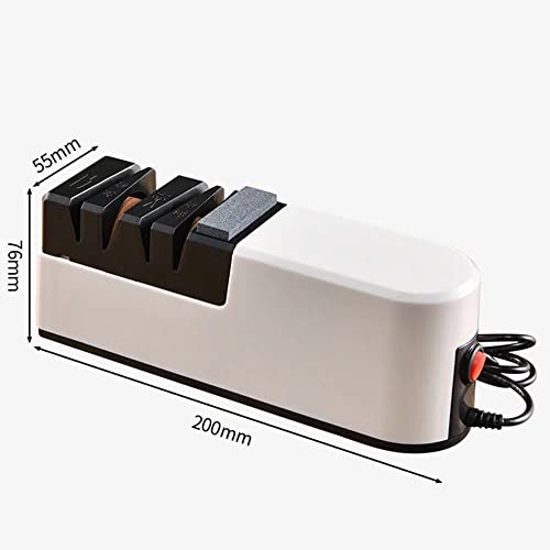 ZJYWAN Elektrischer Messerschleifer Profi Messerschärfer 2-in-1 Abziehstein für Alle Messer Grob Schleifen… – Bild 8