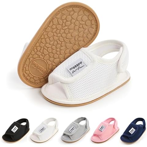 Ohwawadi Baby Sandals Infant Toddler Boys Girls Summer Walking shoes Soft Anti-Slip Sole Casual Beach Sandals First Walkers Prewalkers Cover