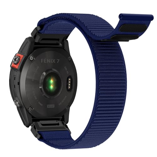 Correa para Garmin Fenix 7, Quick Fit 22mm Pulsera de Repuesto de Nylon para Garmin Fenix 7 Pro/Fenix 8 47mm/6/6 Pro/5/5 Plus/Forerunner 935/945/955/Epix Gen 2/Epix Pro Gen 2 47mm/Instinct/Instinct 2