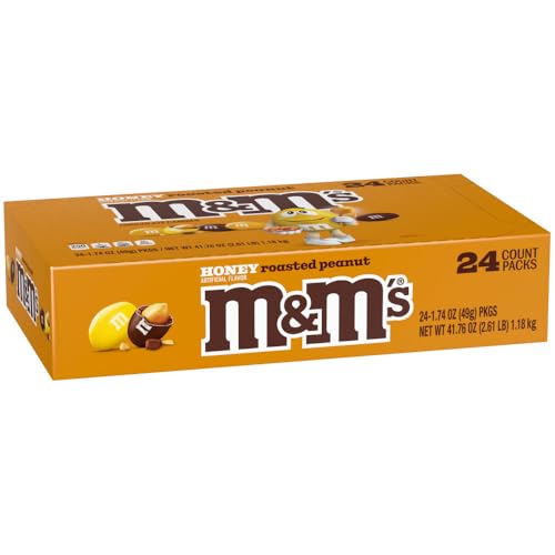 M&M'S Honey Roasted Peanut Milk Chocolate Candy Pack, 1.74 oz - image 1