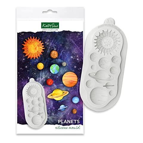 Katy Sue Planets Silicone Mould for Cake Decorating & Crafts Cover