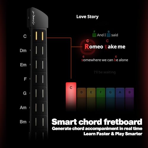 Image of Enya CYBER-G Stringless Smart Guitar,Portable Foldable Travel Guitar with App-Controlled Chords,Hundreds of Instrument Sounds, Built-In Speaker & Drum Machine,Quick-Learn for Adults /Beginners