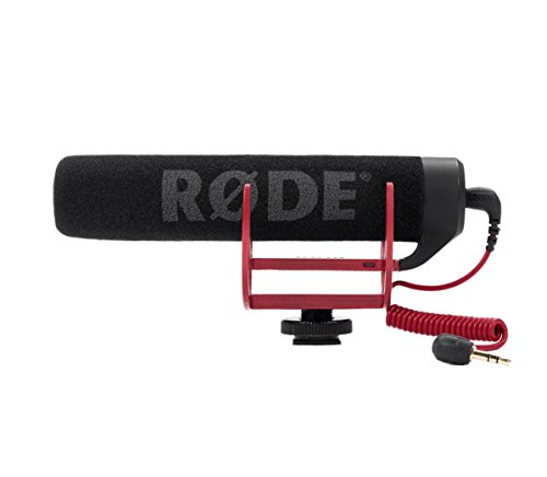 RØDE VideoMic GO + CAM CADDIE Scorpion JR - Compact On Camera Microphone with Ryocote Lyre Shock Mount + Hand Held Support Grip