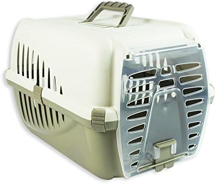 ALANNAHS ACCESSORIES Strong Pet Carrier Crate Cat Kitten Puppy Dog Box Cage Transport Vet Travel