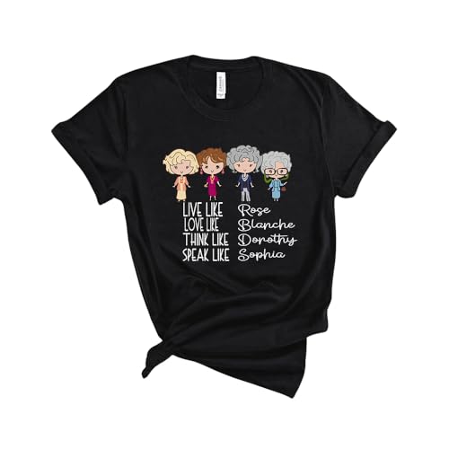 Golden Girls Shirts for Women, Vintage 80's Tee Tops, Golden Girls Fan Gift2