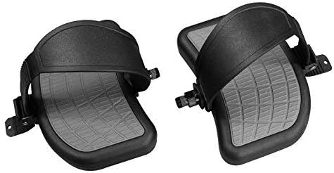 PAIR - L R "BIKE Pedals - Pair 1/2" w / Straps | مسند قدم ثقيل كبير - مع أحزمة سقاطة قابلة للتعديل | دراجات STARTRAC OEM# 718-5085-KT أو 718-5085 استبدال ما بعد البيع | بواسطة SBD