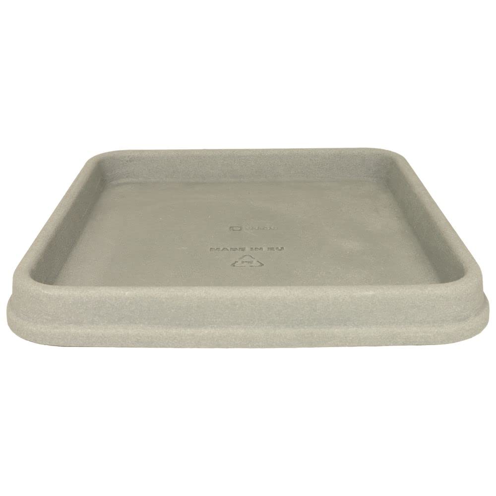 MePla Dessous de Plats Venezia - Carré - Résistant aux Intempéries - Résistant Aux UV Caboteurs Floraux - 50x50 - Gris