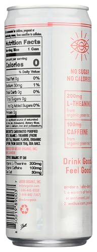 Image of Ardor Organic Pink Grapefruit Sparkling Energy Water, 12 FZ