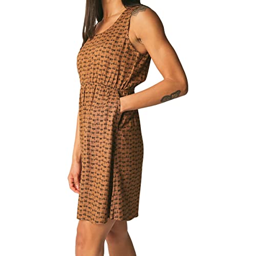 Kavu Simone Sleeveless V Neck Dress With Pockets - Jagged Terrain - Xs #TOP6