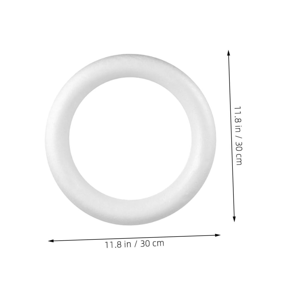 Alipis 3pièces Kit De Cercles Ronds Mousse pour Couronnes De Décoration Intérieure De Noël Supports De Couronnes pour Loisirs Créatifs Et Décoration De Maison
