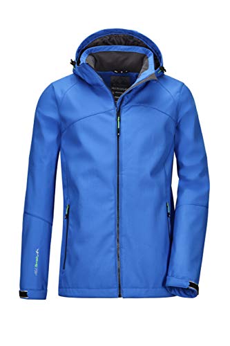 Killtec Närke MN Jckt Softshell - Chaqueta con capucha desmontable para hombre, Hombre, Chaqueta Softshell con capucha desmontable., 35576-000, Skylight, extra-large