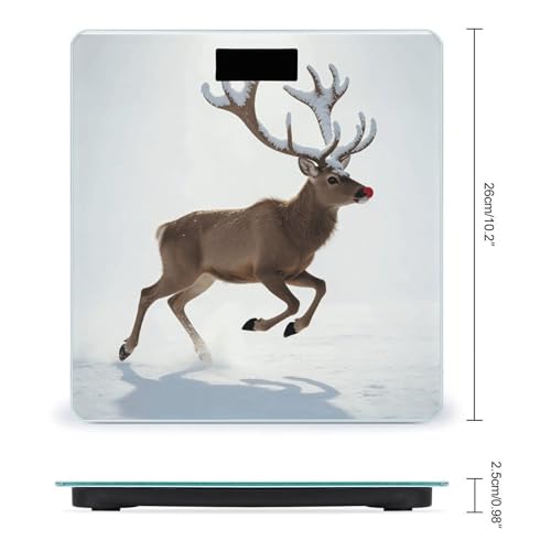 Reindeer Prance Báscula Digital de Baño con Vidrio Templado miniatura 2