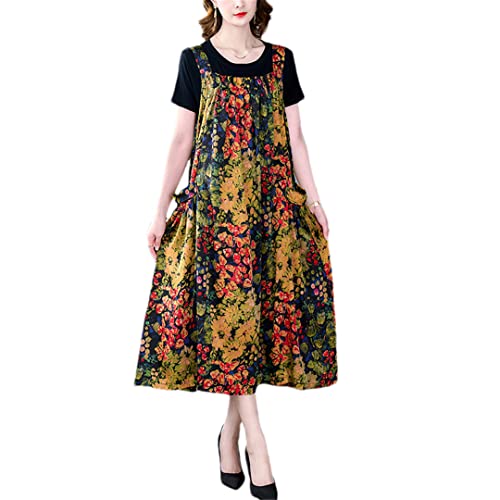 Robe d'ete vintage imprimee en soie pour vos terrasses et balades estivales