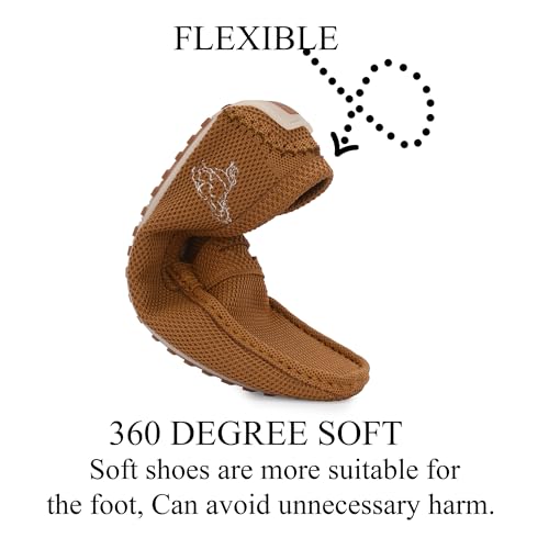 Image of Knit Loafers for Men Casual Fashion and Formal Slip-On Comfortable and Flexible Lightweight Slip Resistant Breathable Machine Washable Trendy Driving Loafers shoes for Men's Designed for all Seasons