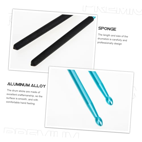 Baquetas de aleación de aluminio para percusión 40 cm miniatura 5