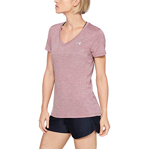 Image of Under Armour Womens Tech V-Neck Twist Short-Sleeve T-Shirt