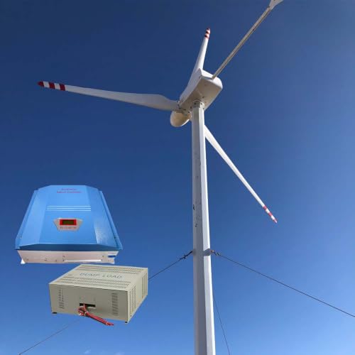 5000W 220V Windkraftanlage Windgenerator mit PWM Laderegler Off Grid System