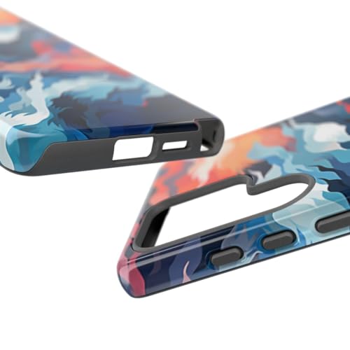 Coque Samsung S25 Ultra vagues fluides rigide et brillante - 3