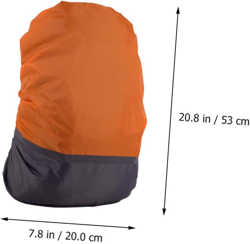 Backpack Rain Cover Lightweight Tear-Resistant Double Color Reflective Strap Outdoor Camping Hiking Protective Bag Cover