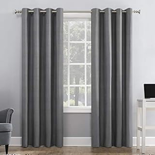 Sun Zero Cameron Thermal Insulated 100% Blackout Grommet Curtain Panel, 50" X 108"