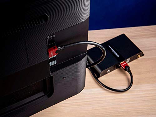 Monoprice 109304 HDMI High Speed Cable - 10 Feet - Red, 4K@60Hz, HDR, 18Gbps, 28AWG, YUV 4:4:4 - Select Metallic Series - Thumbnail 5