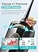 COSLUS Portable Water Flosser for Teeth: 10 Pressure Settings Professional Water Dental Pick for Orthodontic, Braces & Sensitive Gums - Cordless for Travel Use, for Adults Teens, BPA-Free, E40