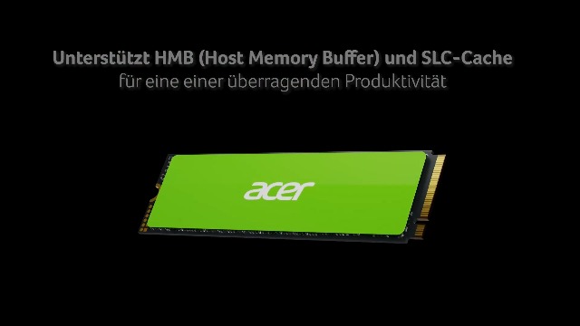 acer FA200 PCIe 4.0 NVMe SSD 2TB: bis zu 7200 MB/s