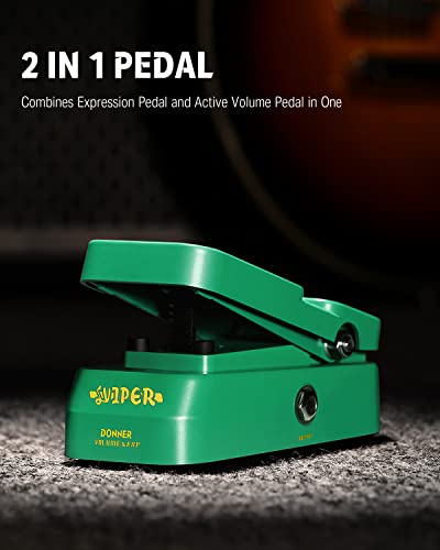 Donner Guitar Volume Pedal, Mini 2 in 1 Passive Volume Expression Pedal - image 2